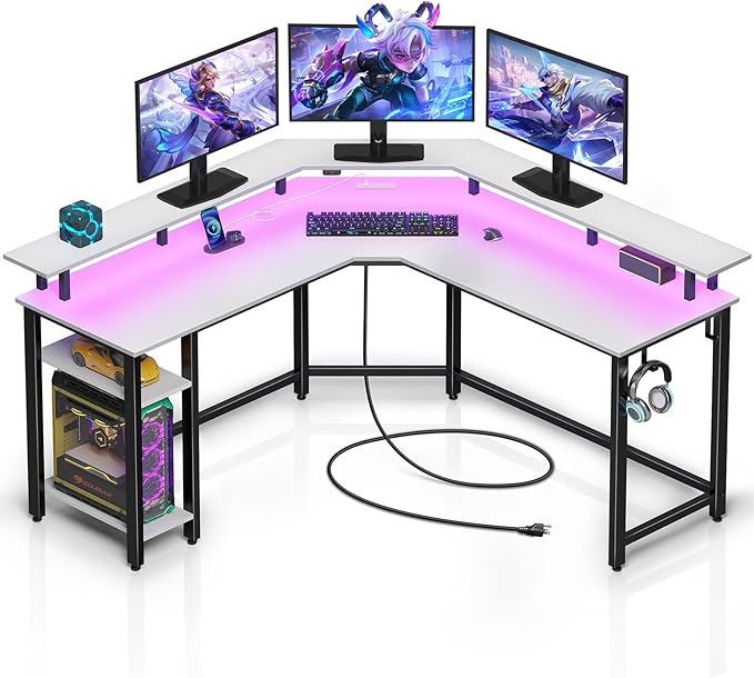 Rolanstar L Shaped Gaming Desk by Rolanstar