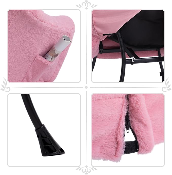 HollyHOME Fabric Lazy Chair - Image 5