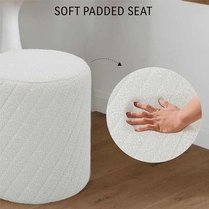 Get Set Style Modern Round Ottoman - Image 6