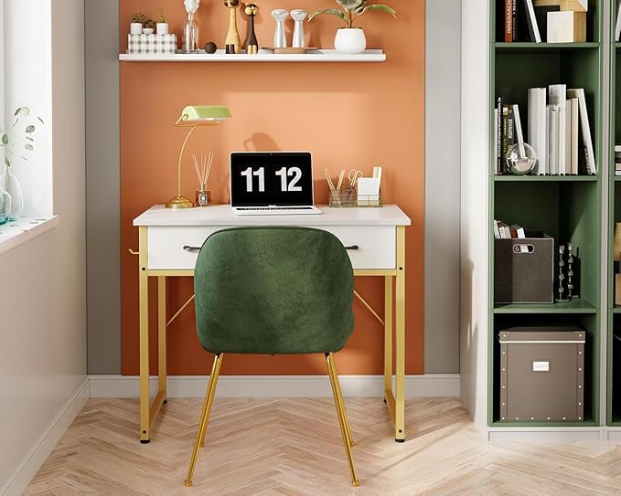 Casaottima 32 Inch Small Dressing Vanity Desk - Image 6