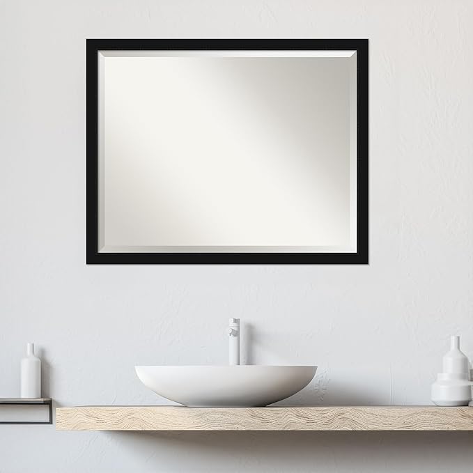 Amanti Art Black Bathroom Mirror - Image 5