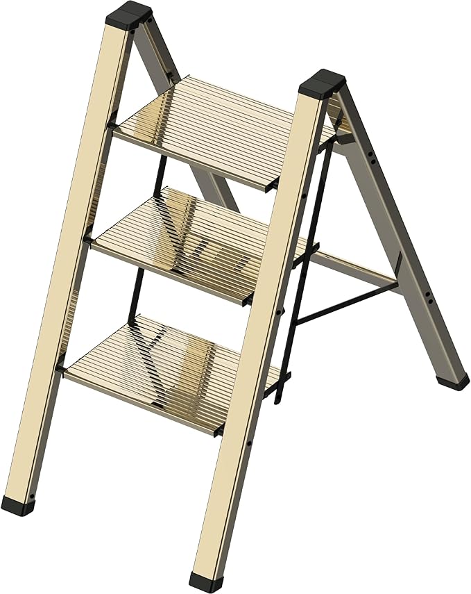 3 Step Lightweight Folding Ladder by Takingstepsup