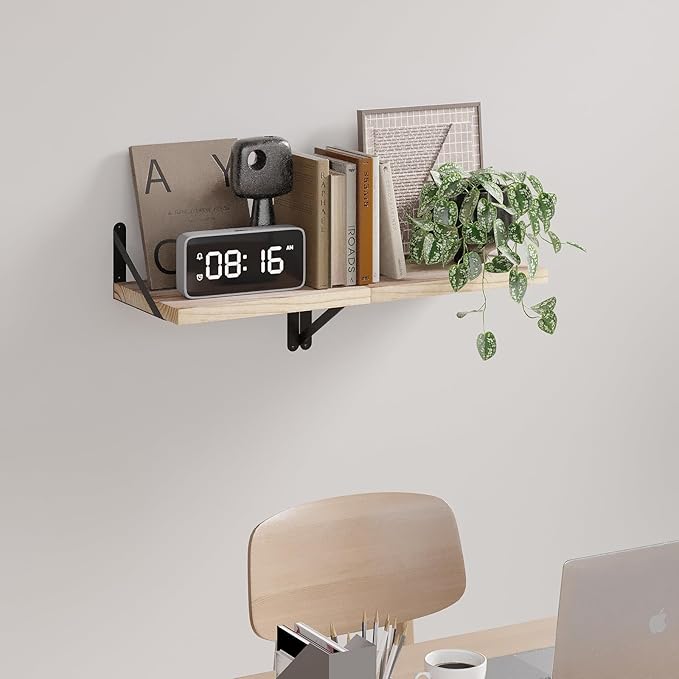 SAUMONIERES Floating Shelves Wall Bookshelf - Image 2