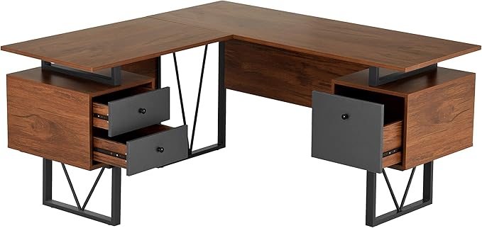 Techni Mobili Reversible L Shaped Desk - Image 8