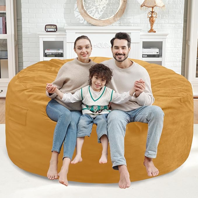 5FT Bean Bag Chair, Large Bean Bag Chairs - Image 2