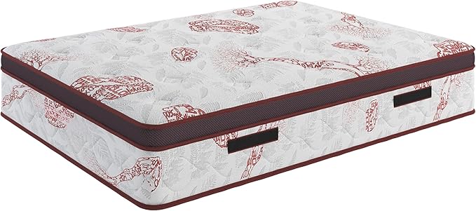 Ottomanson Queen 13" Luxury I Eurotop Mattress, Medium-Firm Memory Foam Comfort - Image 2