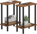 TUTOTAK Small Side Table, Narrow End Table, Skinny Sofa Table, Slim Nightstand by WelcometotheTUTOTAKHome