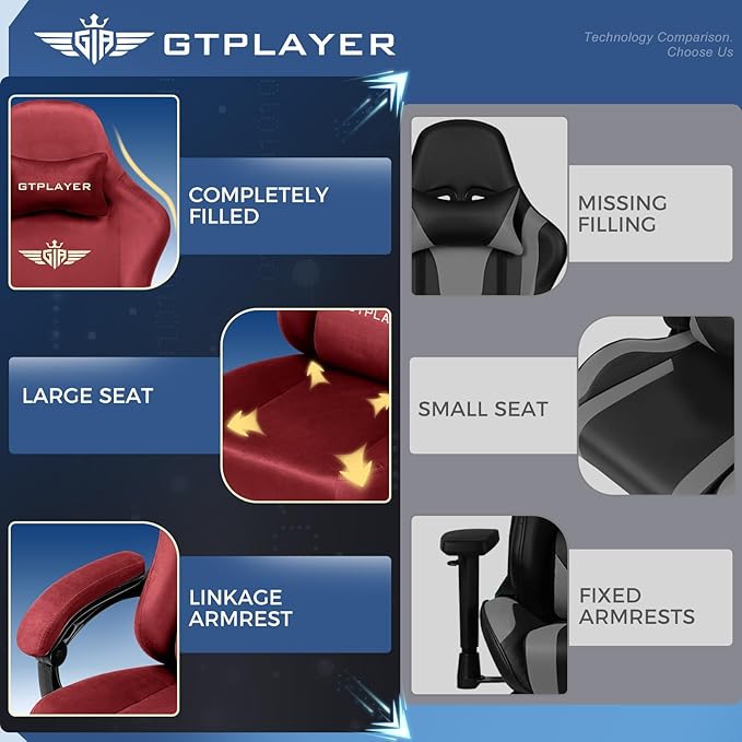 GTPLAYER Gaming Chair Fabric - Image 8