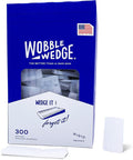 The Original Wobble Wedge Rigid Plastic Shims-MADE IN USA- Heavy-Duty Leveling by WOBBLEWEDGE