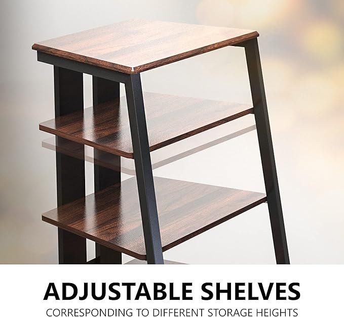 FITUEYES Design 4-Tier AV Media Stand Corner Shelf - Image 4