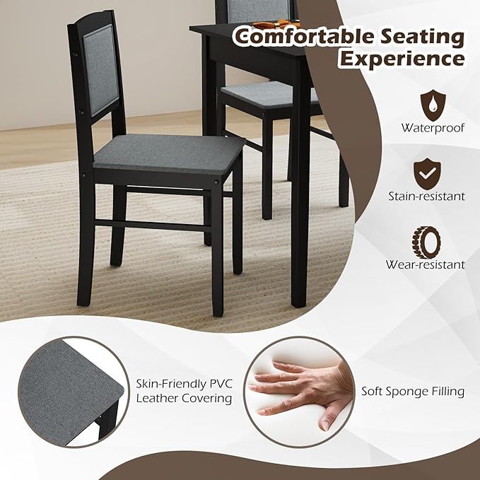 Giantex 5-Piece Dining Table Set - Image 4