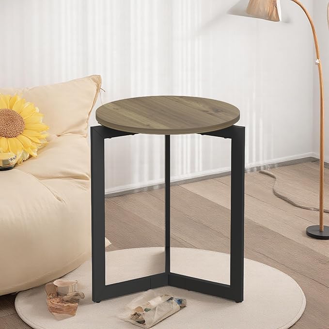 Round Dining Table, 15.75" Small Dinner Table by LynginsCreativeLife