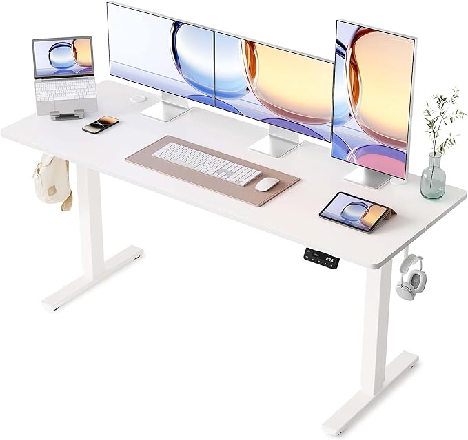 YIHAYO Electric Standing Desk, 63 x 24 Inches Stand Up Desk by YIHAYO