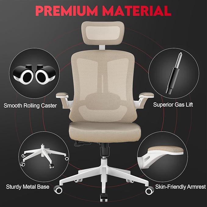 Ergonomic Office Chair - 400LB Comfy Desk Chairs - Image 5