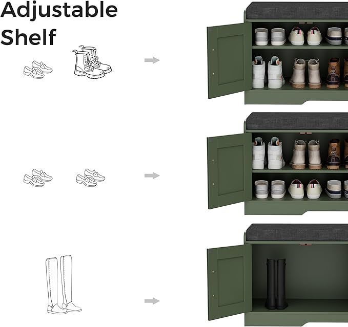 2-Tier Storage Bench, Shoe Bench - Image 7