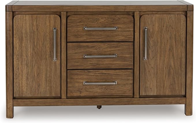 Signature Design by Ashley Cabalynn Farmhouse Glazed 2-Door Dining Server - Image 7