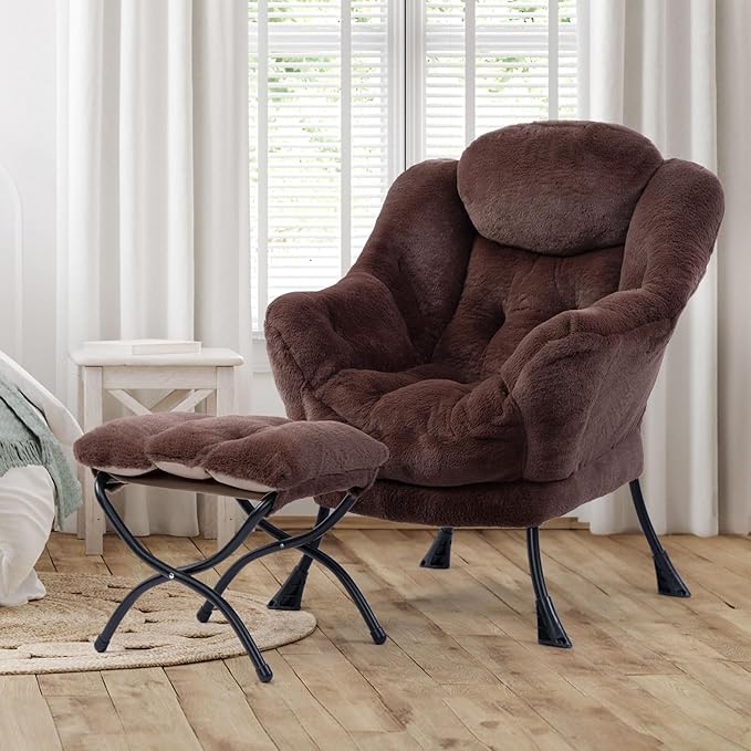 HollyHOME Fabric Lazy Chair - Image 2