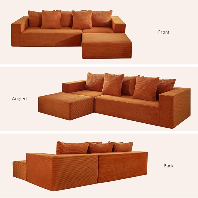 INGEROOM 108" Cloud Sectional Couch - Image 7