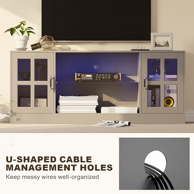 4-Piece Wall Unit TV Stand - Image 4