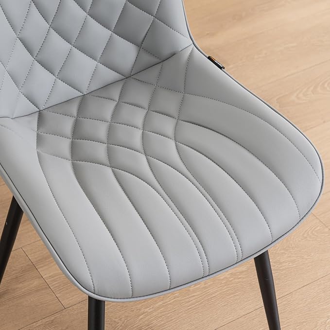 YOUNUOKE Dining Chairs Set of 2 Mid Century Modern Kitchen Chair Comfortable - Image 5