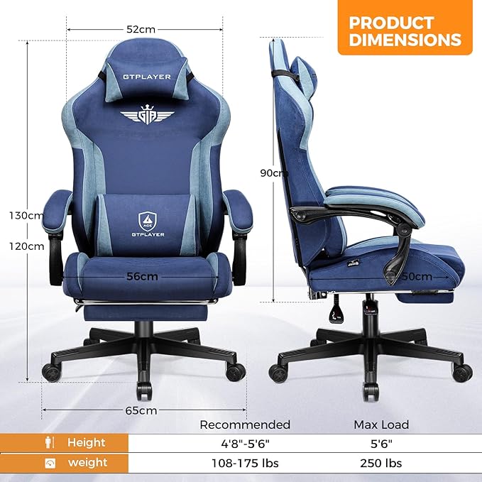 GTPLAYER Gaming Chair Fabric - Image 3
