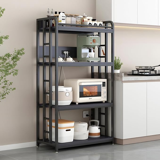 Adjustable 4-Tier Heavy Duty Kitchen Baker's Rack - Image 2