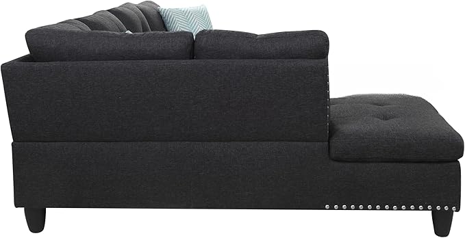 Ball & Cast 98" L Shaped Sectional Couch - Image 5