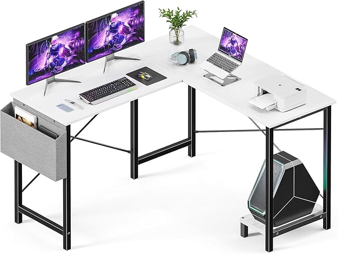 Whitmor L Shaped Gaming Desk by Whitmor