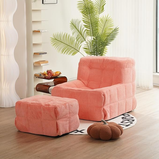 N&V CUBICUS Sofa, Single Seated Foam Sofa, Armless Floor Sofa, All New Hybrid by NV