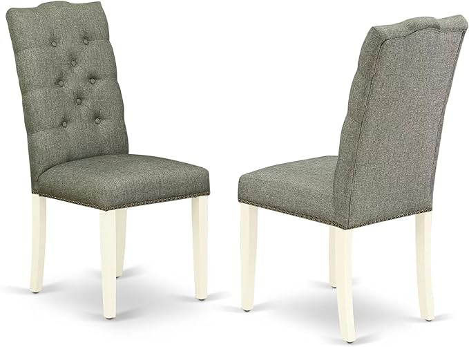 East West Furniture V027EL207-6 6 Piece Modern Dining Table Set Contains a - Image 4
