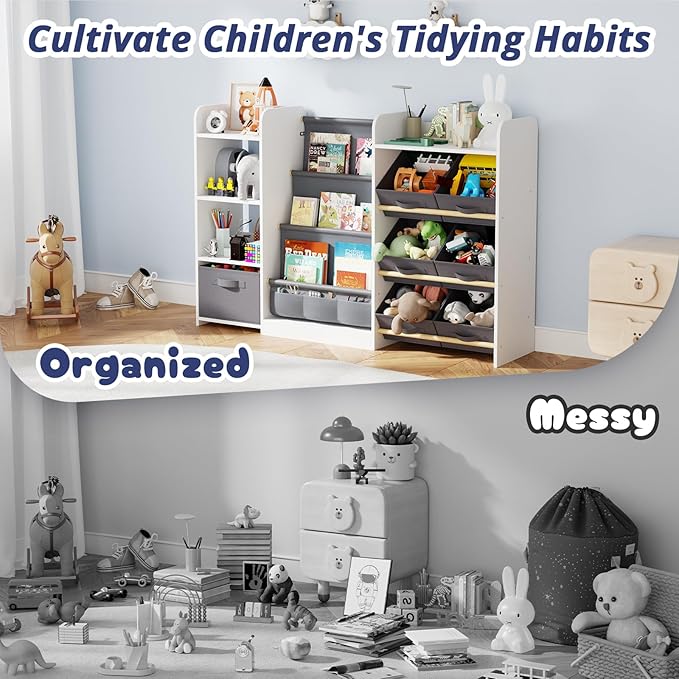 Kids Toy Book Storage Organizer - Image 6