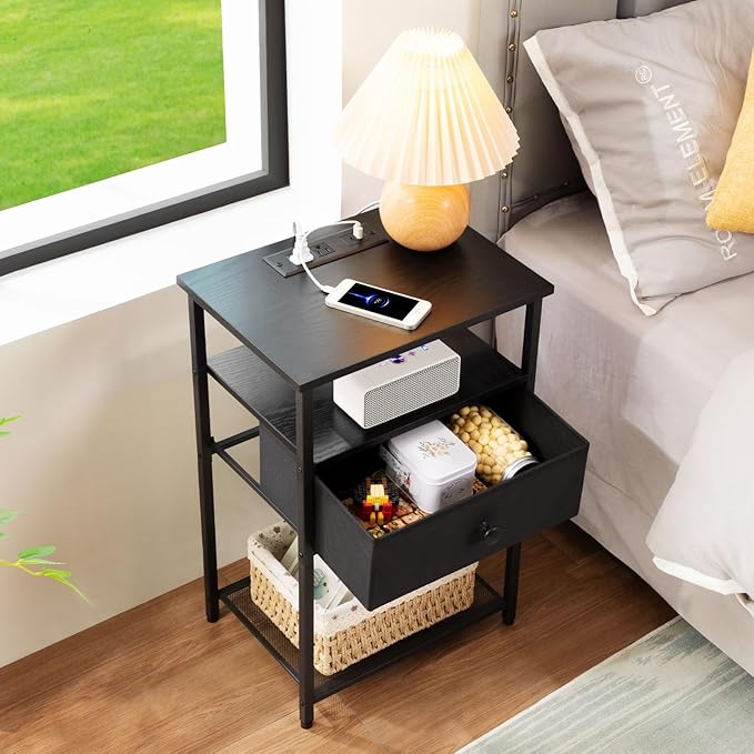 Night Stand Set 2, End Tables Living Room - Image 2