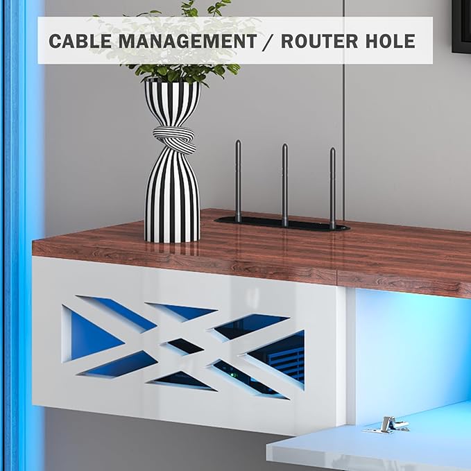 Floating TV Stand, Floating Wall Mounted TV Shelf - Image 4