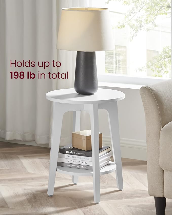 VASAGLE Side Table, Small Round End Table - Image 6