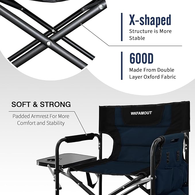 Tall Folding Directors Chair - Image 6