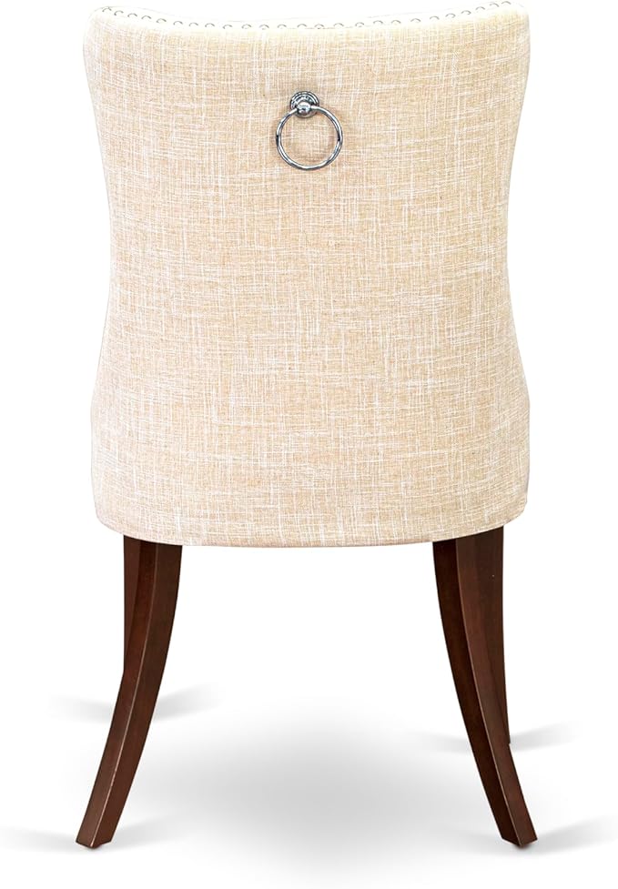 East West Furniture DODA5-MAH-32 5 Piece Kitchen Table Set Consists of a - Image 13