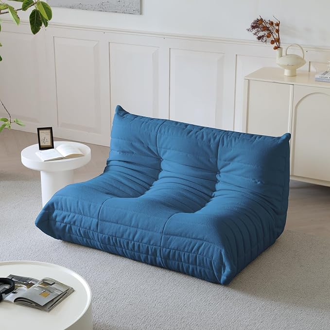 Luxury Sofa Couch Chair, Lazy Floor Seating, Fireside Bean Bag Chair, Ergonomic by BBORR