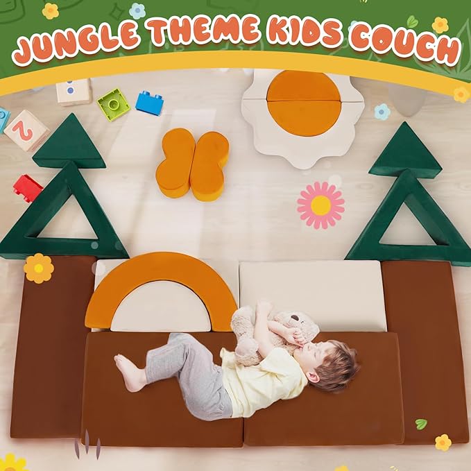 18PCS Modular Kids Play Couch - Image 3