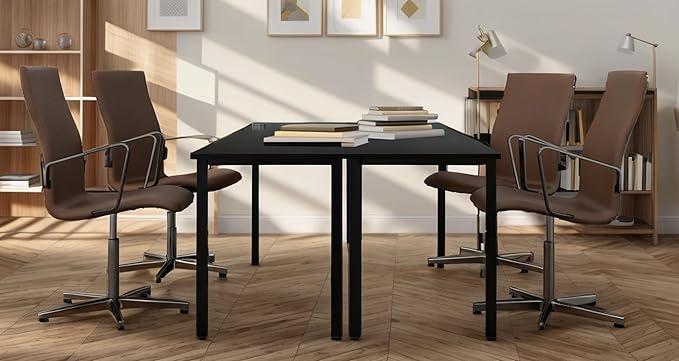 55 inch Large Computer Desk Wood, Modern Simple Style Desk - Image 5