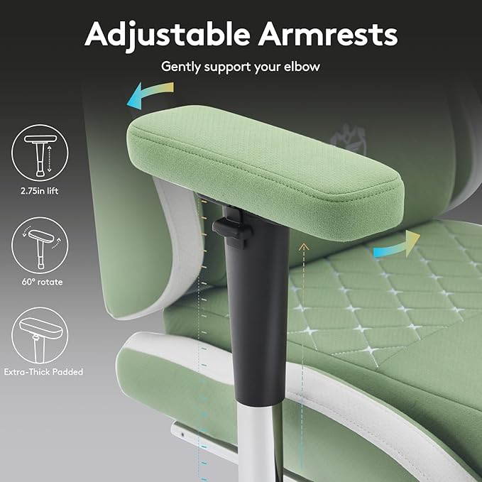 Gaming Chair Breathable Fabric, Computer Office Chair - Image 9