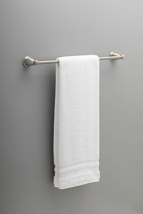 Franklin Brass Kinla 3-Piece Bathroom Set Satin Nickel 24" Towel Bar Rack - Image 12