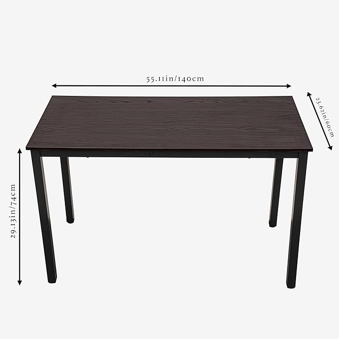 55 inch Large Computer Desk Wood, Modern Simple Style Desk - Image 2