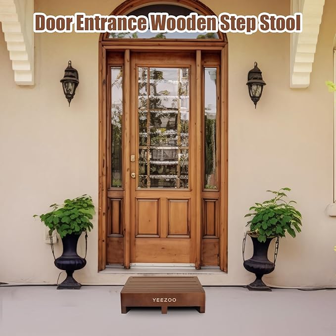 Wooden one Step Stool- Solid Pine Wood Step Riser - Image 5