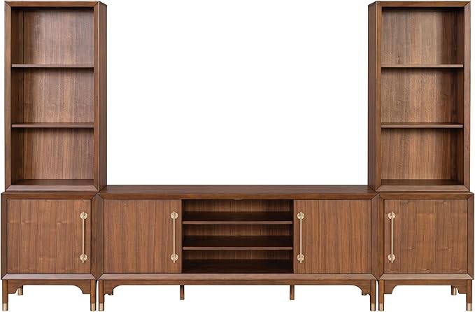 Furniture of America Forma Mid-Century Modern 5-Piece 118-inch Entertainment - Image 6