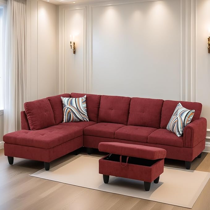 L Shaped Sectional Couches for Living Room, Modern Modular Sectional Sofa - Image 6