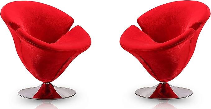 Manhattan Comfort Tulip Swivel Accent Chair - Image 9