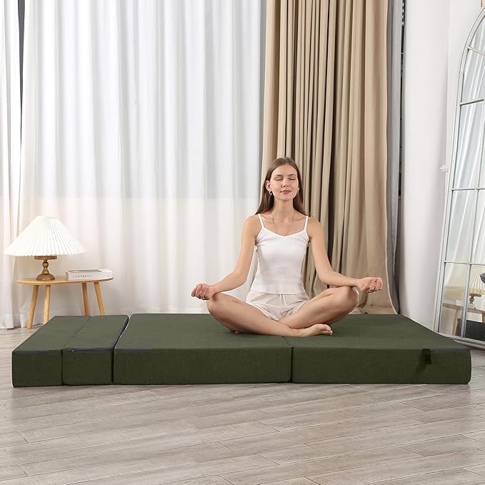 High-Density Memory Foam Folding Sofa Bed - Image 4