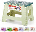 ACSTEP 9 Inch Folding Step Stool 300 LB Capacity Plastic Foldable Step Stools by ACSTEP