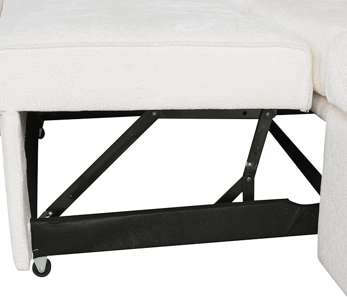 112" Luxurious Pull-out Sofa Bed Sleeper - Image 19
