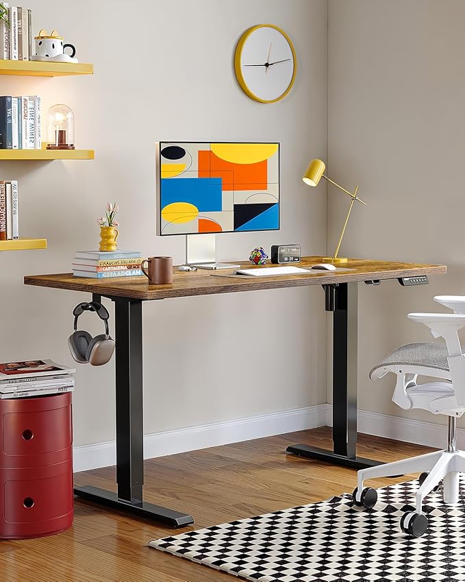 ErGear Electric Standing Desk, 55 x 27.5 inches, Height Adjustable Computer Desk - Image 2
